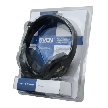 Наушники + микрофон Sven AP-670MV - фото в интернет-магазине Арктика
