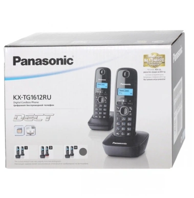 Телефон Panasonic KX-TG1612RUH - фото в интернет-магазине Арктика