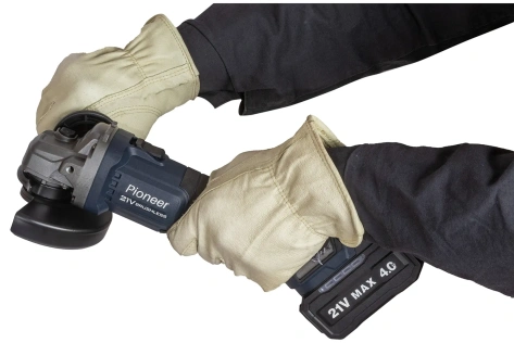 Углошлифовальная машинка аккумуляторная Pioneer AG-E20V-125-01B - фото в интернет-магазине Арктика