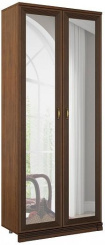 Прихожая "Адажио" (АГ-204.02) шкаф 2-х дв.с зерк. (старый клен) - каталог товаров магазина Арктика