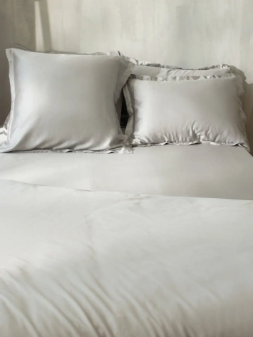 Простыня на резинке SL Home Tencel 200*200+30 см , цв. светло-серый 10285355 - Сима-ленд - фото в интернет-магазине Арктика