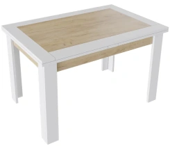 Стол обеденный "Хьюстон" Т4 (белый/дуб крафт золотой) - Три Я - каталог товаров магазина Арктика