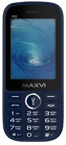 Мобильный телефон Maxvi K20 Blue - фото в интернет-магазине Арктика
