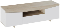 Тумба под ТВ "Тип 1" (Белый ясень/дуб сонома) - Три Я - каталог товаров магазина Арктика