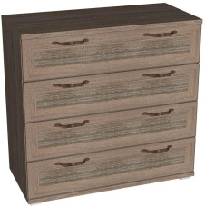 Спальня "Рандеву" K90 комод (дуб оксид) - Евромебель - каталог товаров магазина Арктика