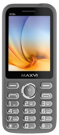 Мобильный телефон Maxvi K15n Grey - фото в интернет-магазине Арктика