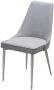 Стул NEPAL-P (СВЕТЛО-СЕРЫЙ Barkhat 4/ БЕЛЫЙ) - М-Сити