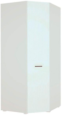 Спальня "Хилтон" (ХТ-231.01) шкаф для одежды угловой (Д1/белый премиум) - Ангстрем - фото в интернет-магазине Арктика