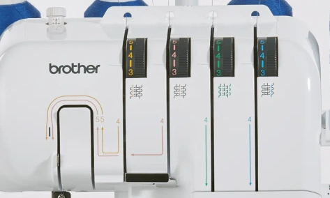 Оверлок Brother 2104D белый - фото в интернет-магазине Арктика