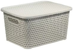 Ящик "РОТАНГ" М 2375БЛ бел. - Союзпластик - каталог товаров магазина Арктика