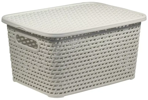 Ящик "РОТАНГ" М 2375БЛ бел. - Союзпластик - фото в интернет-магазине Арктика