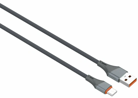 Кабель LDNIO LS631 USB-Type-C 1m 30w Gray (LD_C3842) - фото в интернет-магазине Арктика