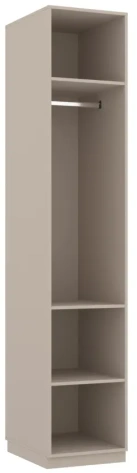 Спальня "Дольче" (ДЛ-210.13_правый) шкаф 1 дверн (кашемир серый) - Ангстрем - фото в интернет-магазине Арктика