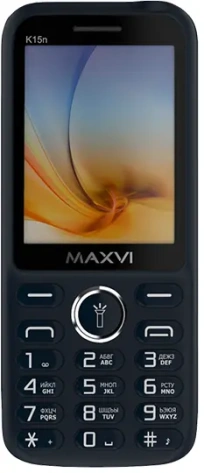 Мобильный телефон Maxvi K15n Blue - фото в интернет-магазине Арктика