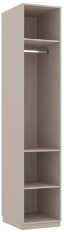 Спальня "Дольче" (ДЛ-210.13_левый) шкаф 1 дверн (кашемир серый) - Ангстрем - фото в интернет-магазине Арктика