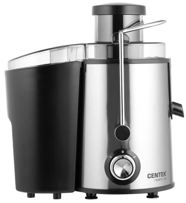 Соковыжималка Centek CT-1209 (черный, сталь) - фото в интернет-магазине Арктика