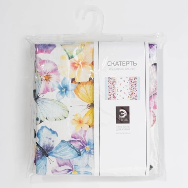 Скатерть "Этель" Бабочки 110х147 см, 100% хл, репс 210гр/м2 5511293 - Сима-ленд - фото в интернет-магазине Арктика