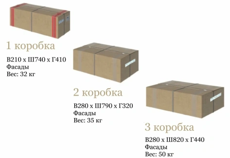 Кухня "Ева" 2 м (анкор светлый/кашемир/ирландский ликер/столешница 2000) - Раус - фото в интернет-магазине Арктика
