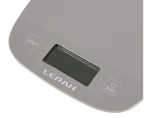 Весы кухонные LERAN EKS SIMPLE LINE GREY - фото в интернет-магазине Арктика