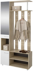 Прихожая "Бруно" СТЛ.317.01 шкаф (дуб сонома/белый) - Столлайн - каталог товаров магазина Арктика