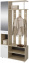Прихожая "Бруно" СТЛ.317.01 шкаф (дуб сонома/белый) - Столлайн - фото в интернет-магазине Арктика