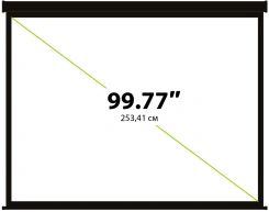 Экран Cactus Wallscreen CS-PSW-124X221-BK 100" 16:9 - каталог товаров магазина Арктика