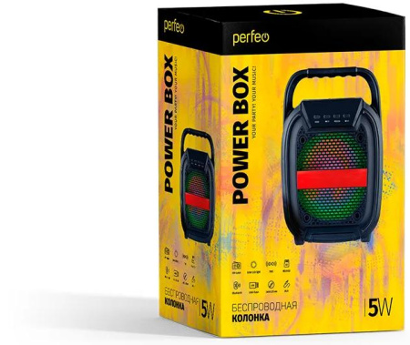 Портативная акустика Perfeo Power Box 5 Black PF_B4193* - фото в интернет-магазине Арктика