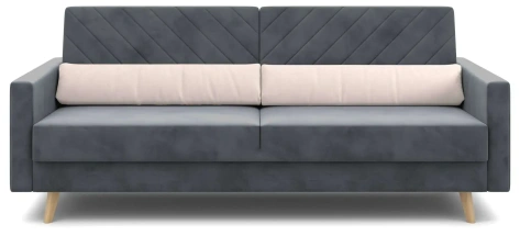 Диван "Норд" (Альба тёмно-серый / Альба бежевый) - Мебельград - фото в интернет-магазине Арктика