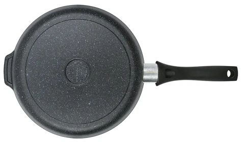 Сковорода глубокая "Granit" (black) сггч260а 26 см - Кукмара - фото в интернет-магазине Арктика