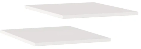 Спальня "Дольче" (ДЛ-009.00) комплект полок (Белый премиум) - Ангстрем - фото в интернет-магазине Арктика