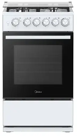 Плита газовая Midea MFO-M4G20T0E(WH) белый - фото в интернет-магазине Арктика