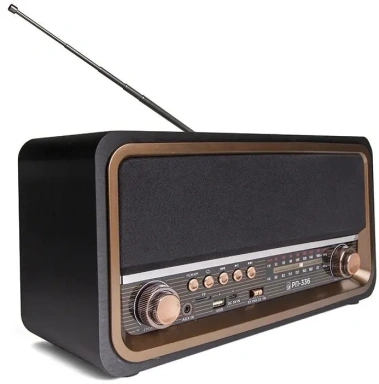 Радиоприемник Сигнал БЗРП РП-336 черный/коричневый - фото в интернет-магазине Арктика