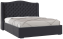 Кровать "Орнелла" (810.26) кровать 160*200 (MATT VELVET 97/Серый уголь/ОД06) - Ангстрем - фото в интернет-магазине Арктика