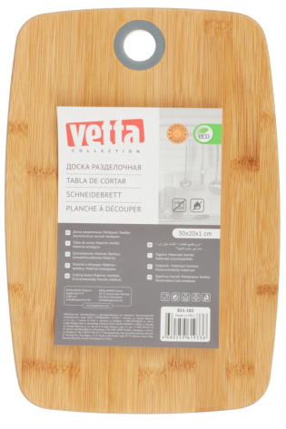 Доска "VETTA" Гринвуд разделочная код 851-182 - Гала-центр - фото в интернет-магазине Арктика