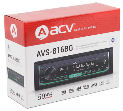 Автомагнитола ACV AVS-816BG - фото в интернет-магазине Арктика