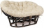 Кресло "Мамасан" 23/02 W  с матр (Античный коричневый) - Тетчер - фото в интернет-магазине Арктика