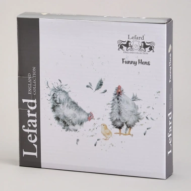 Блюдо "FUNNY HENS" д/яиц 358-2292 18 см - Арти М - фото в интернет-магазине Арктика