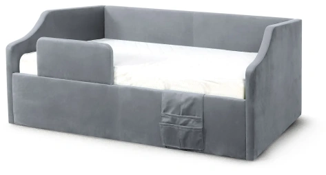 Кровать "Дрим" 90*200 с мех (мора серый) - Мебельград - фото в интернет-магазине Арктика
