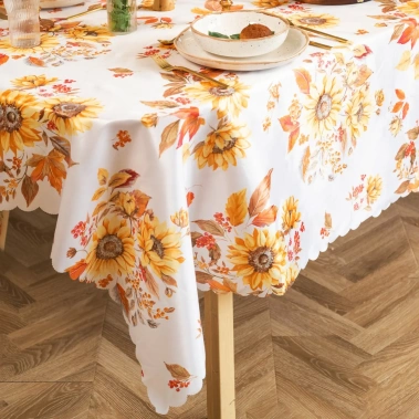 Скатерть Доляна "Подсолнухи" 145х300 см, 100% п/э 10389089 - Сима-ленд - фото в интернет-магазине Арктика
