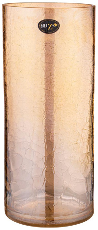 Ваза "CRACLE AMBER" 380-631-1 35 см - Арти М - фото в интернет-магазине Арктика