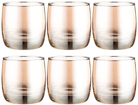 Набор стаканов "Гречишный мед" 194-748 6 шт/310 мл - Арти М - фото в интернет-магазине Арктика