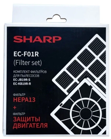 Набор фильтров для пылесоса Sharp ECF01R - фото в интернет-магазине Арктика