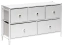 Комод "Нирита/Хайди" широкий 5 ящиков (белый) - Импэкс - фото в интернет-магазине Арктика