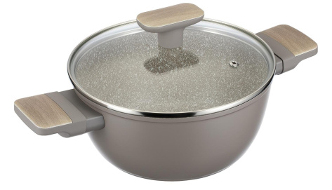 Кастрюля Linea LATTE 93-AL-LT-4-20 2,3 л (индукция) - Регент Рус - фото в интернет-магазине Арктика