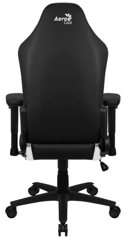 Кресло для геймеров Aerocool Crown Leatherette (черное/белое) - фото в интернет-магазине Арктика