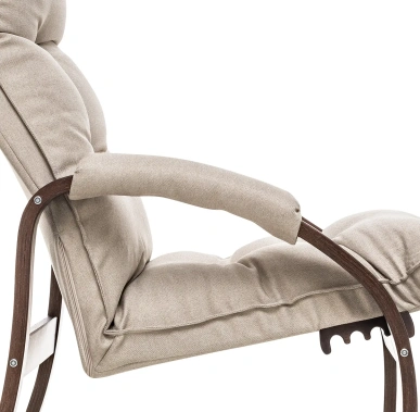 Кресло-трансформер Leset Левада (орех текстура/малмо 05) - Импэкс - фото в интернет-магазине Арктика