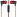 Наушники + микрофон Krutoff HF-X61 (красные) (09634) - каталог товаров магазина Арктика
