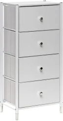 Комод "Нирита/Хайди" 4 ящика (белый) - Импэкс - каталог товаров магазина Арктика