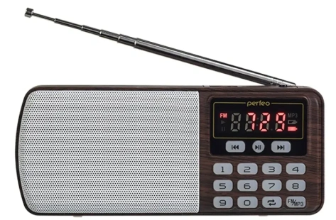 Радиоприемник Perfeo Егерь FM+ brown (i120-BK) PF_A4463 - фото в интернет-магазине Арктика