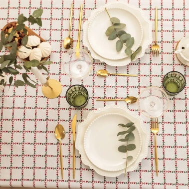 Скатерть Этель "Flower Cage" 110х149 см, 100% хл, рогожка 186 г/м2 10724557 - Сима-ленд - фото в интернет-магазине Арктика